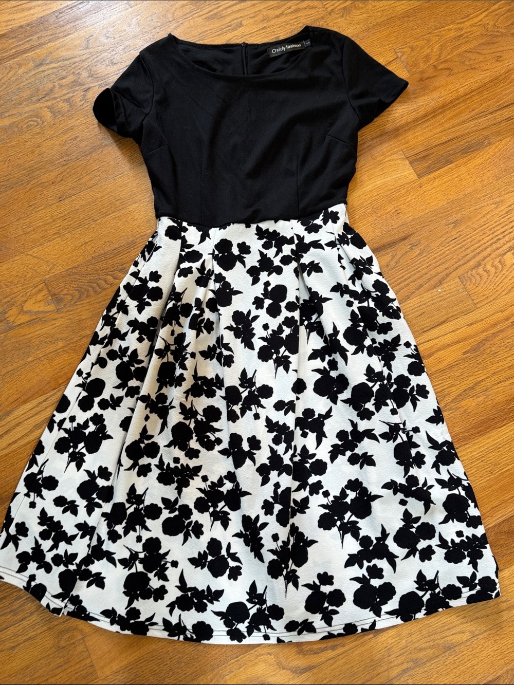 Oxiuly Fashion Black Dress